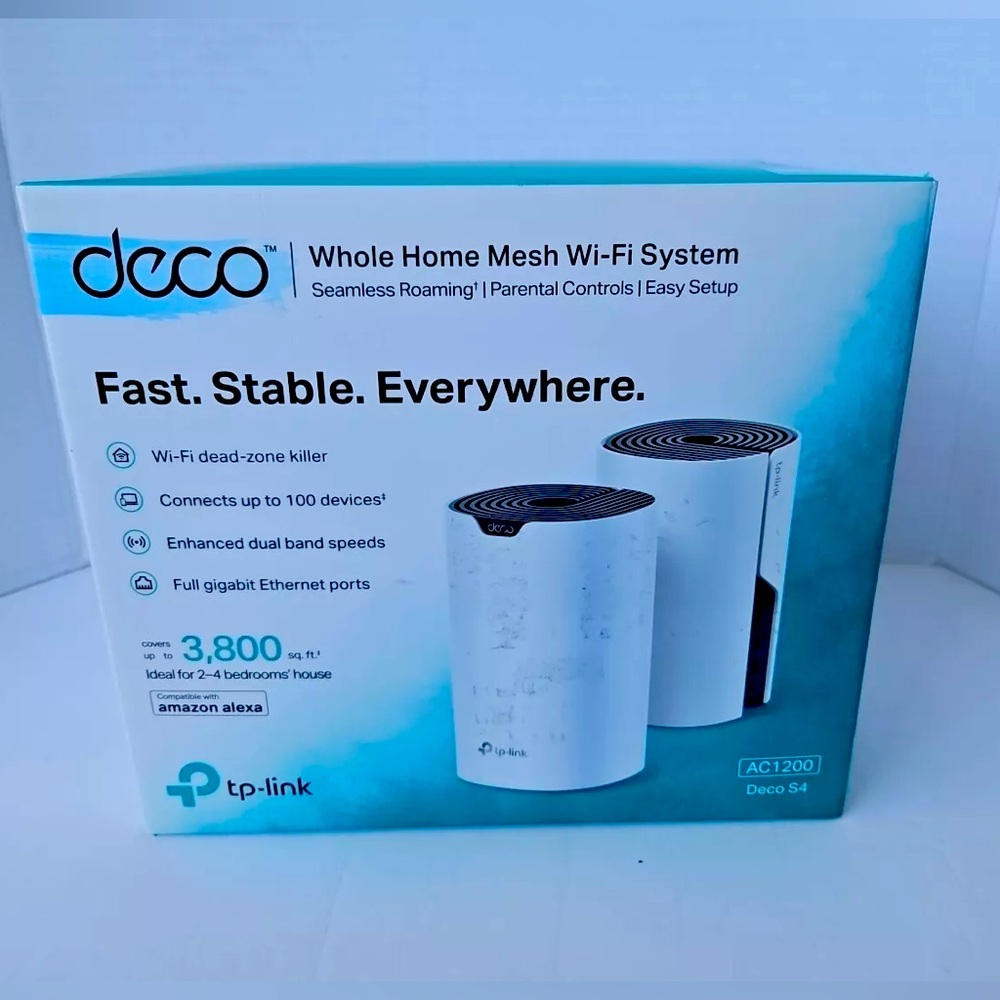 TP-Link Deco S4 Whole Home Mesh Wi-Fi System - White